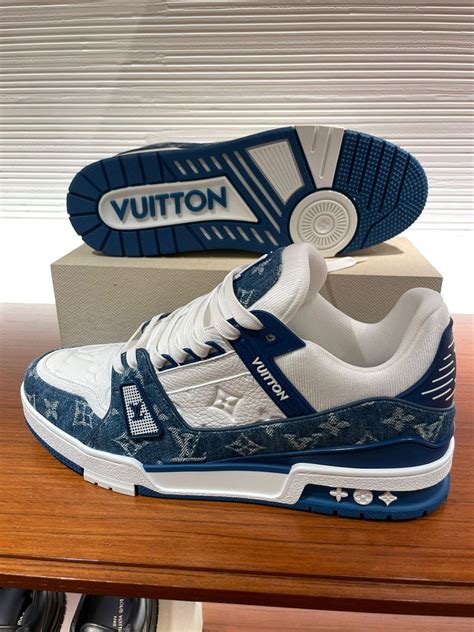 louis vuitton trainers green|blue louis vuitton trainers.